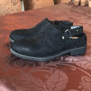 New UGG Keniston Black Suede Clog